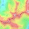 Mapa topográfico Pic de l'Infern, altitude, relevo