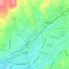 Mapa topográfico Sumber Lor, altitude, relevo