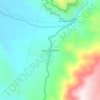 Mapa topográfico Nuevo San Martin, altitude, relevo