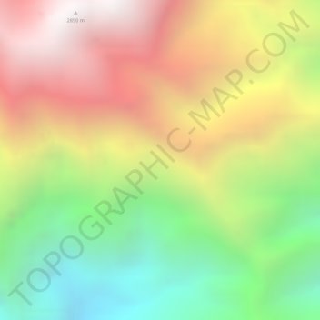 Mapa topográfico Aramsolki, altitude, relevo