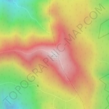 Mapa topográfico Mount Hamiguitan, altitude, relevo