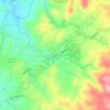 Mapa topográfico Kaybanban, altitude, relevo