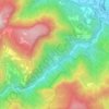 Mapa topográfico Busdagno, altitude, relevo