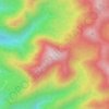Mapa topográfico Belle Hôtesse, altitude, relevo