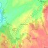 Mapa topográfico Czarna Góra, altitude, relevo