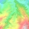 Mapa topográfico Chaud, altitude, relevo
