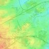 Mapa topográfico Doucet, altitude, relevo