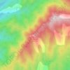 Mapa topográfico Tambors de Rof, altitude, relevo
