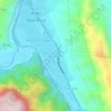 Mapa topográfico Bena Jema, altitude, relevo