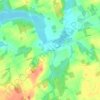 Mapa topográfico Harrington, altitude, relevo
