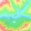 Mapa topográfico Kel, altitude, relevo