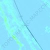 Mapa topográfico El Calabozo, altitude, relevo