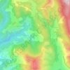 Mapa topográfico La Grau, altitude, relevo