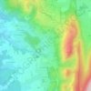 Mapa topográfico Chevignat, altitude, relevo