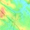 Mapa topográfico Aulum, altitude, relevo