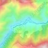 Mapa topográfico Paras, altitude, relevo