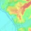 Mapa topográfico Marigny, altitude, relevo