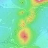 Mapa topográfico Puy de Salomon, altitude, relevo