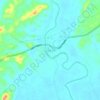 Mapa topográfico Long Kali, altitude, relevo