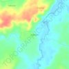 Mapa topográfico Federacion, altitude, relevo