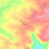 Mapa topográfico Cachoeira, altitude, relevo