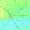 Mapa topográfico Hammond, altitude, relevo