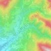 Mapa topográfico Mochignano di Sotto, altitude, relevo