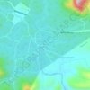 Mapa topográfico São Miguel de Baixo, altitude, relevo