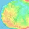Mapa topográfico Le Pré Bellet, altitude, relevo