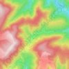 Mapa topográfico Aymard, altitude, relevo