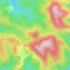 Mapa topográfico Puig d'en Valls, altitude, relevo