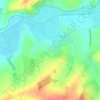 Mapa topográfico Le Buhey, altitude, relevo