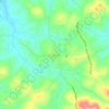 Mapa topográfico Pulpally, altitude, relevo