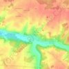 Mapa topográfico Lorrez-le-Bocage, altitude, relevo
