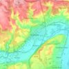Mapa topográfico Marlow, altitude, relevo