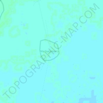Mapa topográfico Machacamarca, altitude, relevo