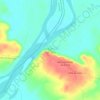 Mapa topográfico Coroa de São Remigio, altitude, relevo