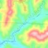 Mapa topográfico Pruden, altitude, relevo