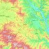 Mapa topográfico Dhulikhel, altitude, relevo