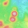 Mapa topográfico Grand Sarcouy, altitude, relevo