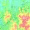 Mapa topográfico Lilydale, altitude, relevo