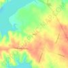 Mapa topográfico Moffat, altitude, relevo