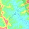 Mapa topográfico Nulla Nulla, altitude, relevo