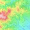 Mapa topográfico Le-Richoud, altitude, relevo