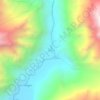 Mapa topográfico Nile, altitude, relevo