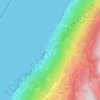 Mapa topográfico Pai di Sopra, altitude, relevo