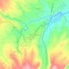 Mapa topográfico Cabog-cabog, altitude, relevo