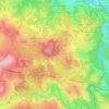 Mapa topográfico Le Pin, altitude, relevo