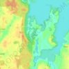 Mapa topográfico Schönfließ, altitude, relevo