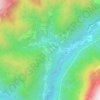 Mapa topográfico Celat, altitude, relevo